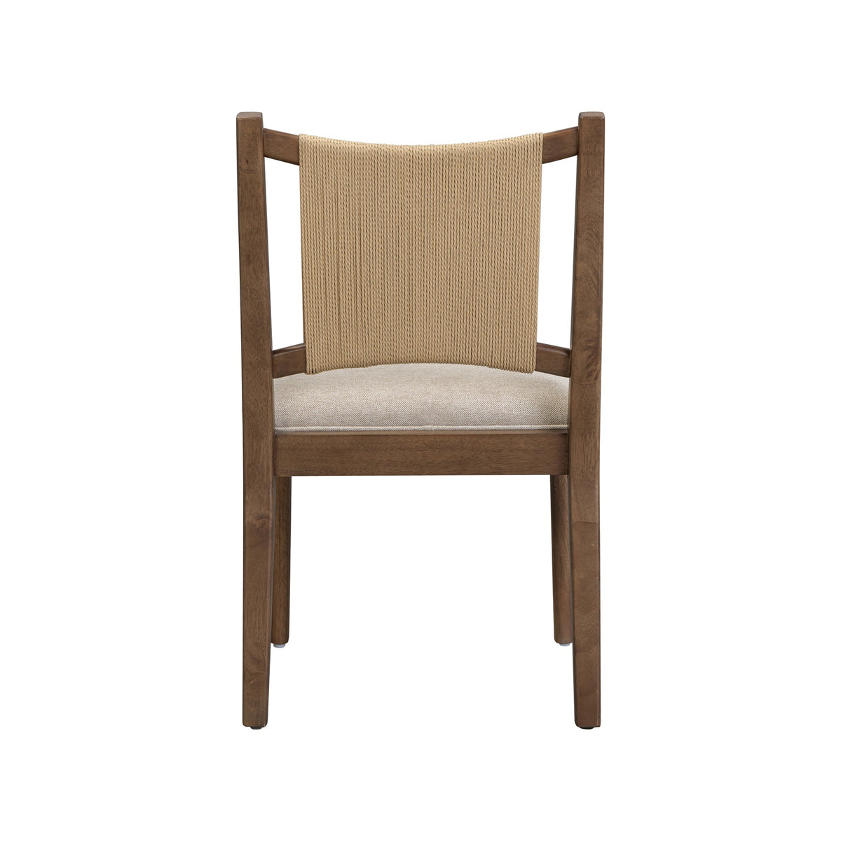Arched Back Seagrass Dining Chair Medium Brown